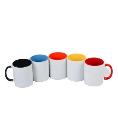Novedad estilo de diseño Cerámica Sublimación Taza 11 oz Custom Colorida Taza Blanca para necesidades B2B