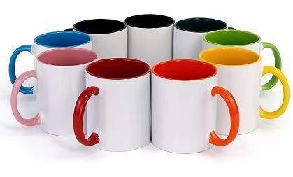 Novedad estilo de diseño Cerámica Sublimación Taza 11 oz Custom Colorida Taza Blanca para necesidades B2B