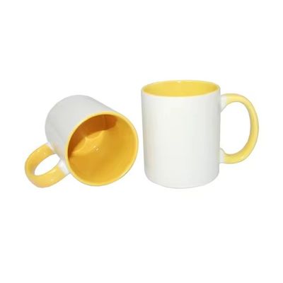 Novedad estilo de diseño Cerámica Sublimación Taza 11 oz Custom Colorida Taza Blanca para necesidades B2B