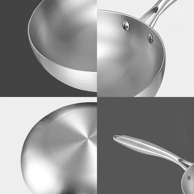 Pantalla de cocción de acero inoxidable de uso doméstico contemporáneo para cocinas de inducción y estufas de gas