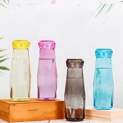 Conveniente botella de agua de vidrio de 21,5 * 7,5 cm ideal para oficinas de campamento y estilos de vida activos