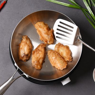 Pantalla de cocción de acero inoxidable de uso doméstico contemporáneo para cocinas de inducción y estufas de gas