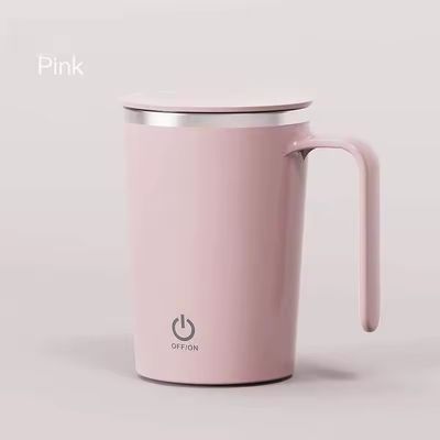 Logotipo personalizado Taza de mezcla eléctrica aceptable para taza de café de acero inoxidable