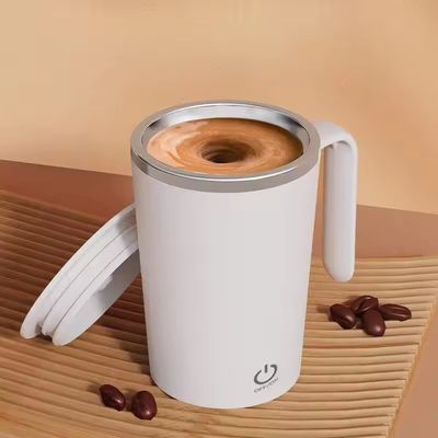 Logotipo personalizado Taza de mezcla eléctrica aceptable para taza de café de acero inoxidable