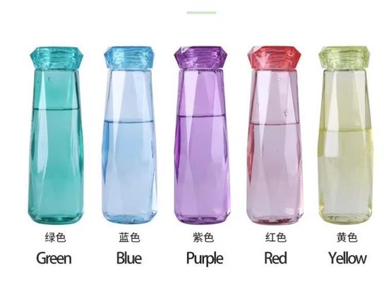 Estilo Portátil Oficina Camping Deporte Botella de agua de vidrio con lata de cerveza Vidrio 21,5 * 7,5cm