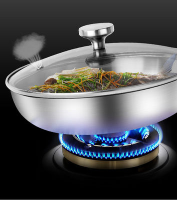 Pansilla especial de acero inoxidable para cocinas de cocina de cocina de gas