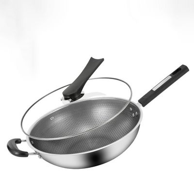 Cocina antiadherente para uso general con gas y cocina de inducción 32/34 cm de diámetro