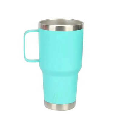 Mejor vendedor de acero inoxidable de doble pared 30oz Tumbler Mug de viaje aislado portátil