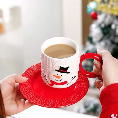 Estilo de Navidad con logotipo personalizado de Santa Claus y patrón de árbol