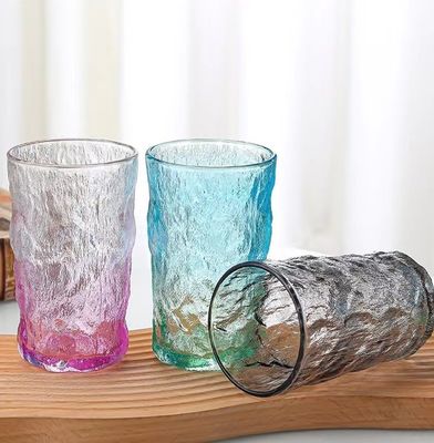 Estilo europeo creativo con tapa transparente cristal de lata de vidrio helado copa de vidrio