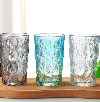 Estilo europeo creativo con tapa transparente cristal de lata de vidrio helado copa de vidrio