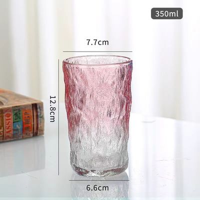 Estilo europeo creativo con tapa transparente cristal de lata de vidrio helado copa de vidrio