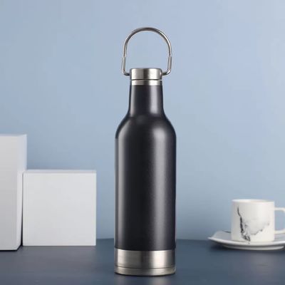 500 ml botella de agua deportiva de acero inoxidable de doble pared cáliz térmico aislado para todas las edades