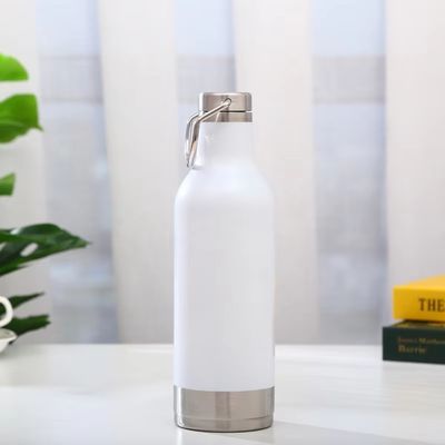 500 ml botella de agua deportiva de acero inoxidable de doble pared cáliz térmico aislado para todas las edades