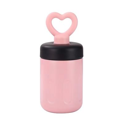 Tazas de café 420ml 316 Vacuo de acero inoxidable con mango de corazón sostenible