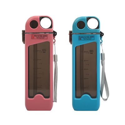 Botella de bebida de dibujos animados de doble pared con accesorio de tapa para niños Tazas ecológicas