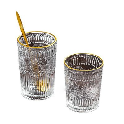 Muestra Proporcionar Taza de vidrio Zumo Café Bebida Taza de vidrio 300ml 380ml Estilo de diseño clásico