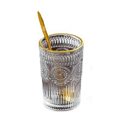Muestra Proporcionar Taza de vidrio Zumo Café Bebida Taza de vidrio 300ml 380ml Estilo de diseño clásico