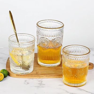 Muestra Proporcionar Taza de vidrio Zumo Café Bebida Taza de vidrio 300ml 380ml Estilo de diseño clásico