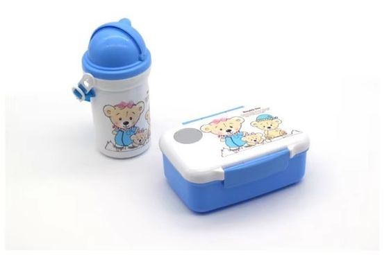 Logotipo personalizado Acceptable para niños Cartón de la caja del almuerzo Con 500 ml de caldera de paja