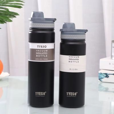 Logotipo personalizado aceptado botella térmica de acero inoxidable de doble pared para actividades al aire libre