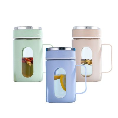 Logotipo personalizado Tazas de vidrio de doble capa para café, leche, té y más Capacidad de 500 ml