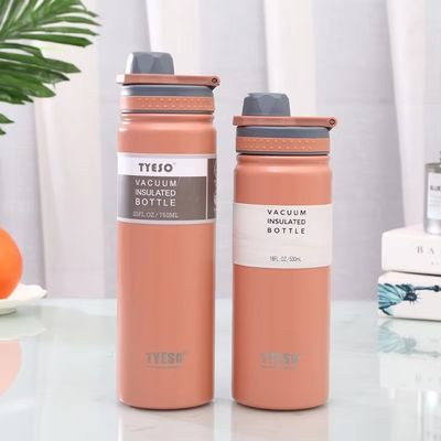 Botella de agua aislada de acero inoxidable ideal para regalos de negocios y actividades al aire libre