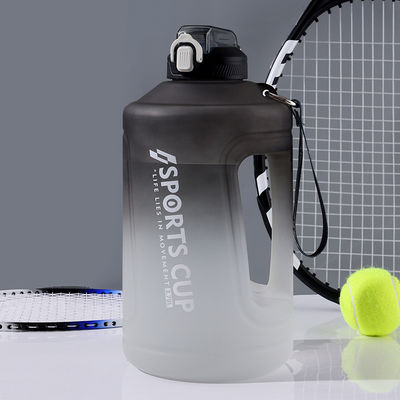 Botella de agua deportiva de gimnasio libre de BPA de gran capacidad