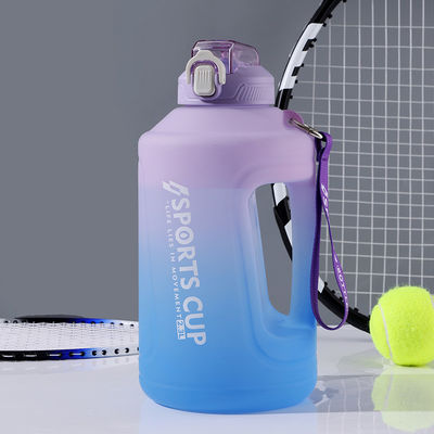 Botella de agua deportiva de gimnasio libre de BPA de gran capacidad