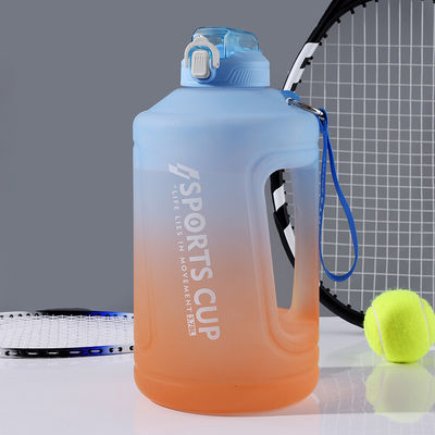 Botella de agua deportiva de gimnasio libre de BPA de gran capacidad