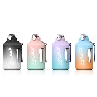 Botella de agua deportiva de gimnasio libre de BPA de gran capacidad