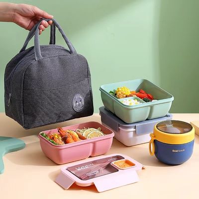 230g Bento Box para niños y niñas Reutilizable Compartimiento de plástico portátil Microondas
