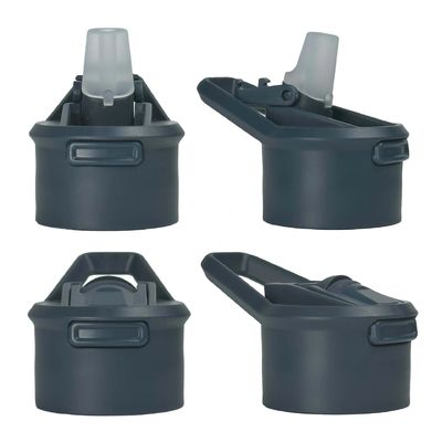 Botella de agua de vidrio para actividades al aire libre con boca ancha y manga protectora para acampar