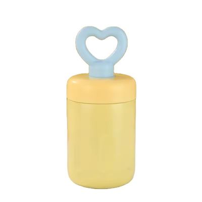 316 Vacuo de acero inoxidable Tumblers taza de café con mango de corazón portátil y lindo