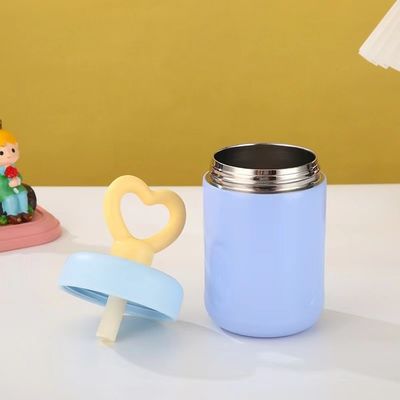 316 Vacuo de acero inoxidable Tumblers taza de café con mango de corazón portátil y lindo