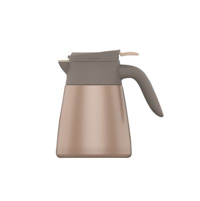 Diseño portátil caldera térmica de gran capacidad botella de vacío de acero inoxidable 304 café con mango