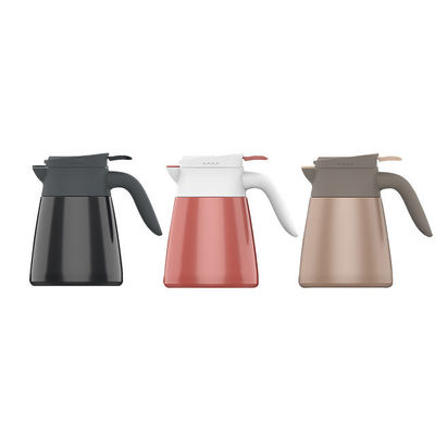 Diseño portátil caldera térmica de gran capacidad botella de vacío de acero inoxidable 304 café con mango