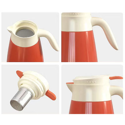 Diseño portátil caldera térmica de gran capacidad botella de vacío de acero inoxidable 304 café con mango