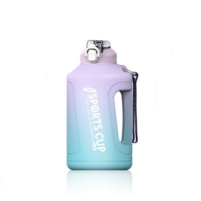 50 oz de gran capacidad de color gradiente PP plástico copa de agua para deportes al aire libre y el fitness