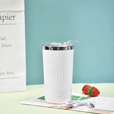 Botella de batido eléctrico de 500 ml con tapa Taza portátil de mezcla de café Taza de mezcla de leche Taza de mezcla de tazas