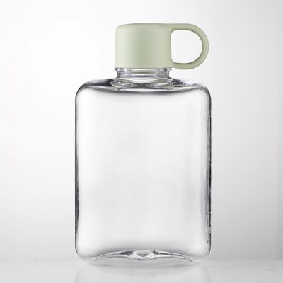 TOUR Para ocasión Botella de agua de plástico transparente portátil con diseño a prueba de fugas