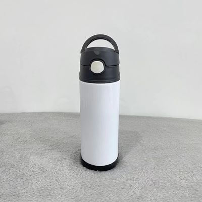 253g de acero inoxidable de doble pared sublimación de niños de vacío termoflasca con tapa de paja
