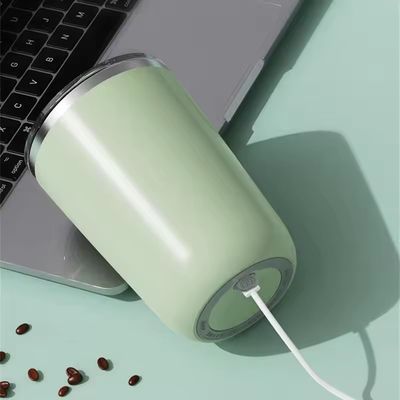 Diseño creativo Magnético de auto-mezcla de mezcla de taza de café 350ml de acero inoxidable Taza de viaje con tapa