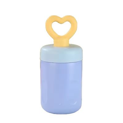 420 ml de diseño moderno, taza de termo de viaje portátil con mango de corazón y aspiradores
