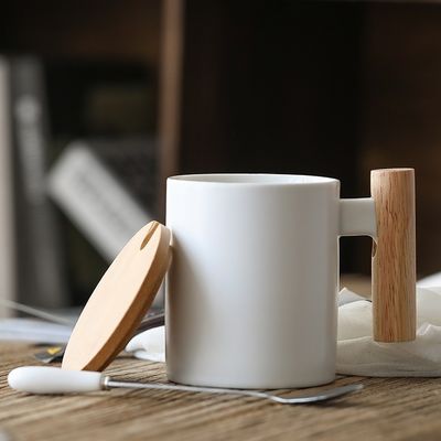 Tazas de viaje de cerámica de patrón personalizado de 11 oz con función aislada y color personalizado