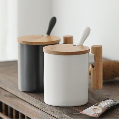 Tazas de viaje de cerámica de patrón personalizado de 11 oz con función aislada y color personalizado