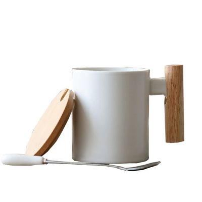 11 oz de transferencia de calor por encargo Cerámica Taza de viaje aislada Taza de oficina blanca con tapa