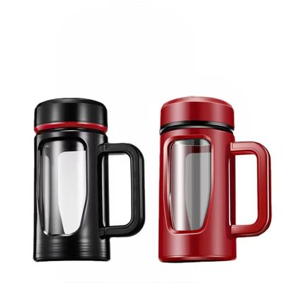 Estilo de diseño clásico infusor de té de pared doble inquebrantable botella de agua para viajes fáciles