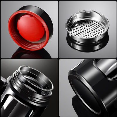 Estilo de diseño clásico infusor de té de pared doble inquebrantable botella de agua para viajes fáciles