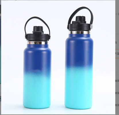 Excelente botella de agua de acero inoxidable de boca ancha de 32 oz para una vida ecológica